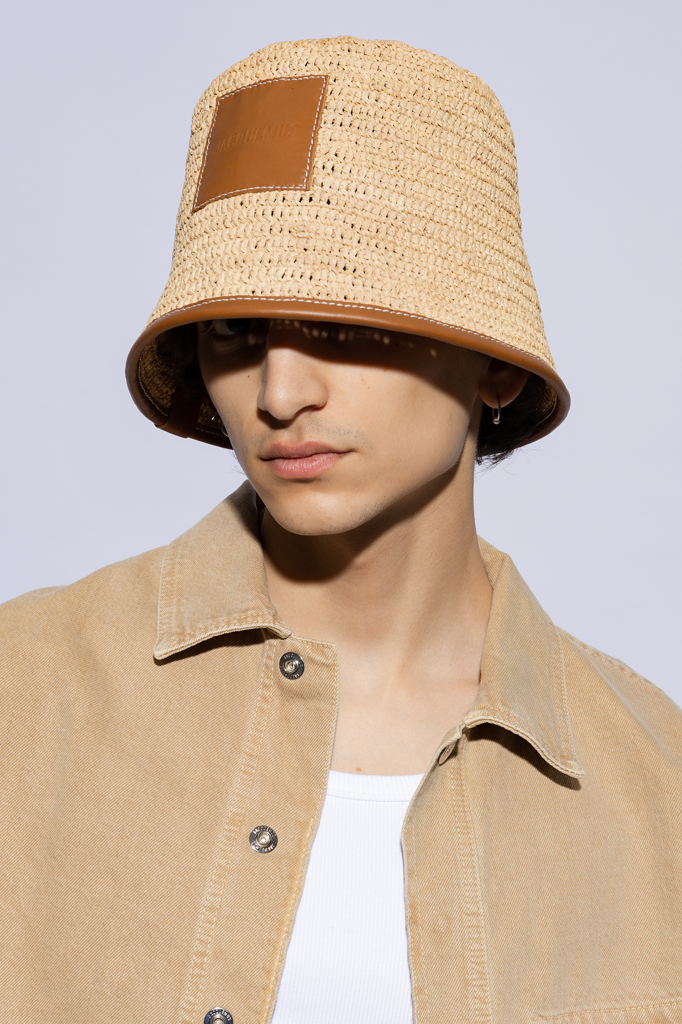 Beige 'Soli' woven hat Jacquemus - Vitkac AS